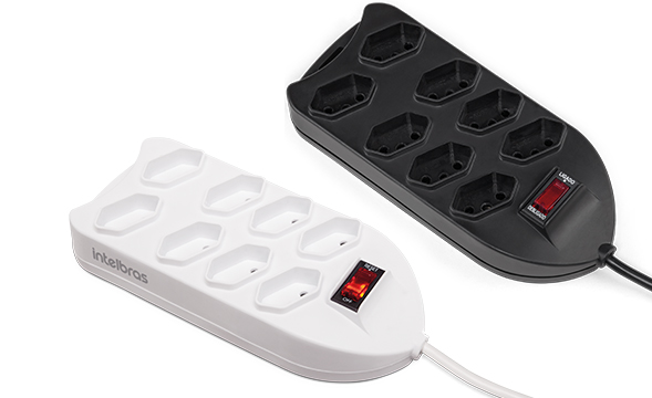 Símbolo de escudo protegendo aparelhos eletrônicos.