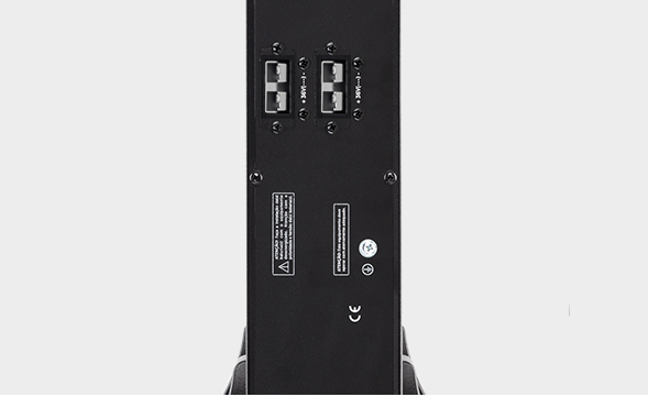 Diagrama mostrando a conex&atilde;o de m&uacute;ltiplos m&oacute;dulos de bateria em paralelo.