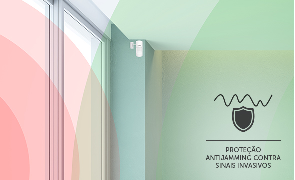 Proteção antijamming contra sinais invasivos