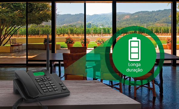 Ícone de bateria com longa duração