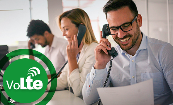 Símbolo da tecnologia VoLTE