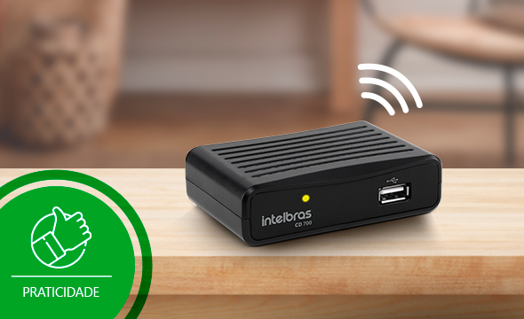 Design compacto e moderno do conversor digital CD 700