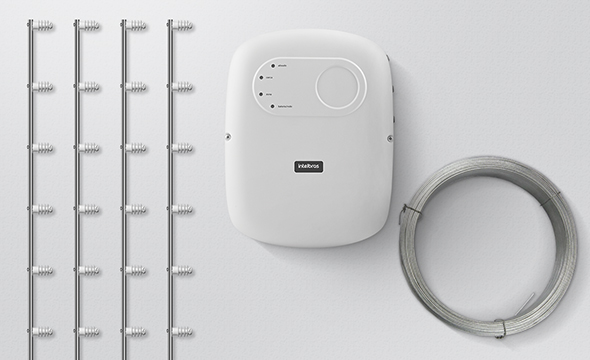 Haste de alumínio estrelada com seis isoladores