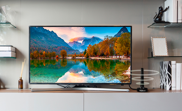 Antena captando sinal de todas as direções