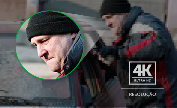 Imagem de alta definição 4K de uma área externa