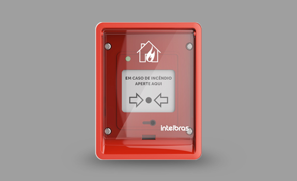 Detalhe dos prensa-cabos que garantem a vedação do acionador.