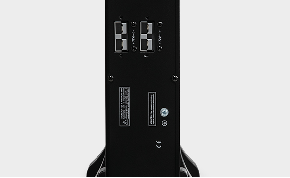 Diagrama mostrando a conexão de múltiplos módulos de bateria em paralelo.