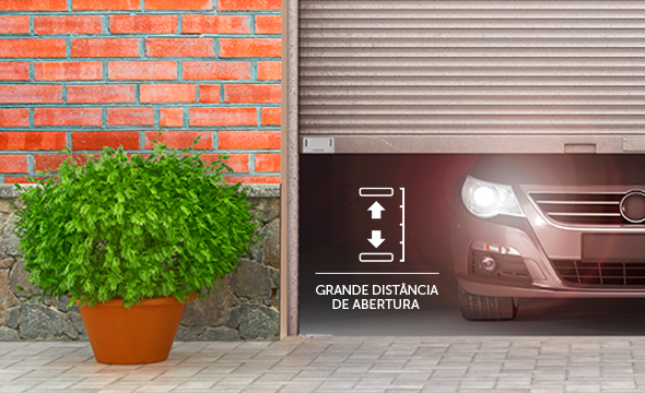 Para grandes distâncias de abertura