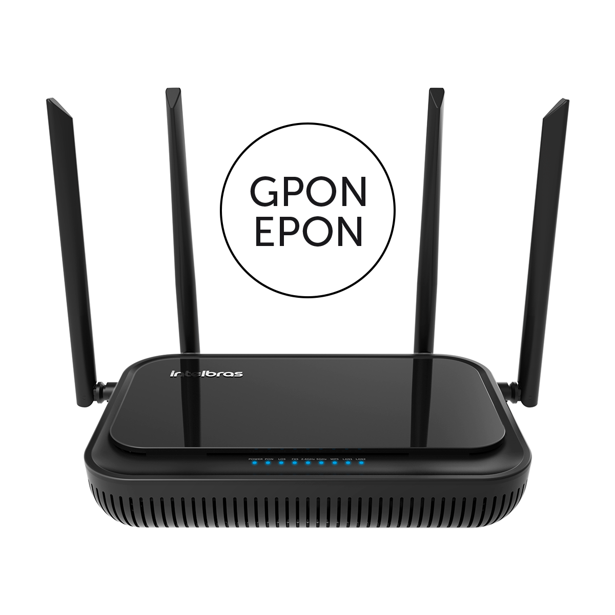 ONT with 2 Gigabit Ethernet ports and 1 FXS port and Wi-Fi WiFiber 121 ...