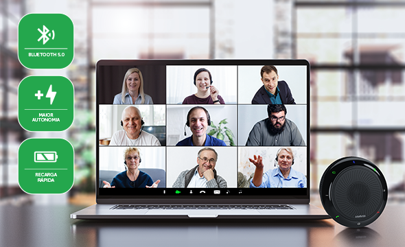 Conexão Bluetooth 5.0 com longo alcance