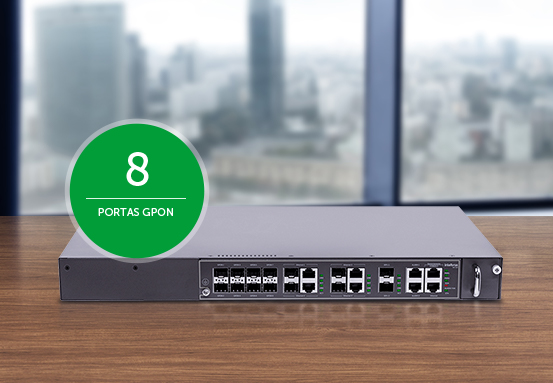 Capacidade total de at&eacute; 1024 ONUs/ONTs