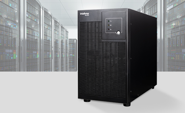 Equipamentos de alto desempenho, como PC gamer e servidor, conectados ao nobreak.