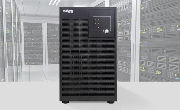 Selo destacando os 8 níveis de proteção do nobreak.