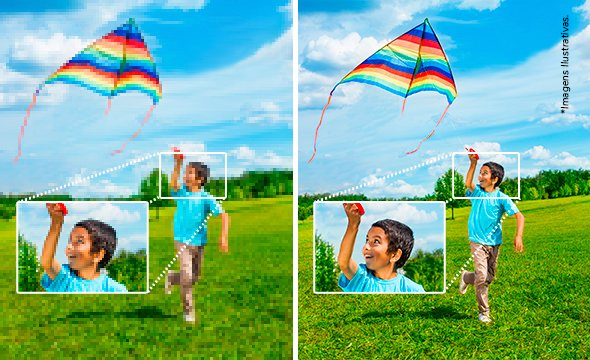 Imagem em alta definição de um ambiente monitorado
