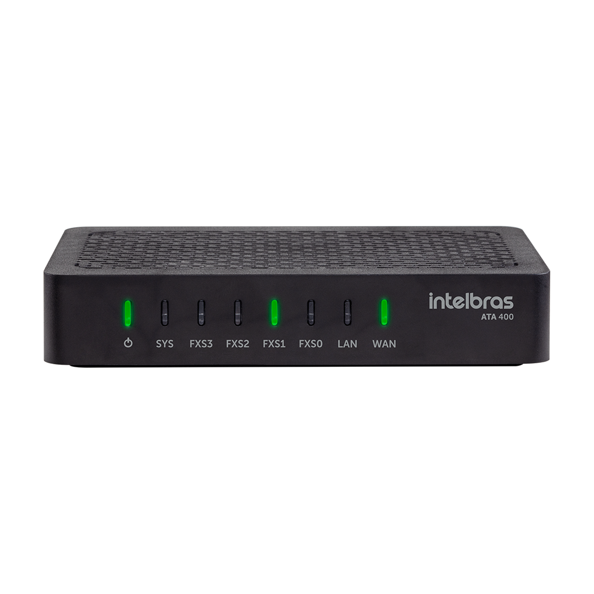 Adaptador de Linhas VOIP para telefones analógicos ATA 400 Intelbras