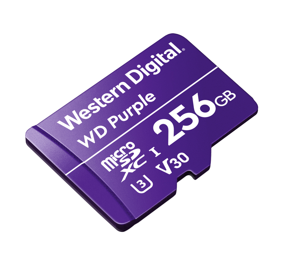 Cartão de memória micro-SD 256 GB WD Purple™ Micro-SD 256 GB | Intelbras