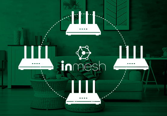 Compat&iacute;vel com a rede Wi-Fi inMesh