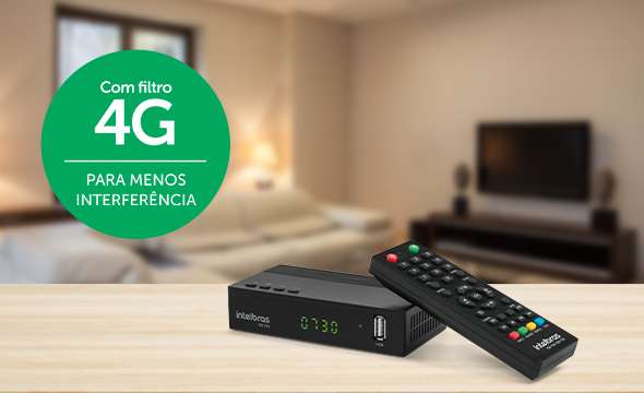Sinal de TV sem interferências do 4G