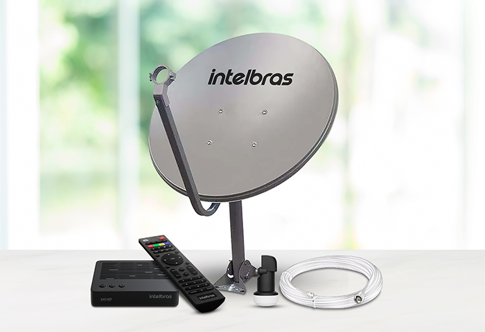 KIT Parab lica Digital Intelbras SAT 800 SAT 800 Intelbras