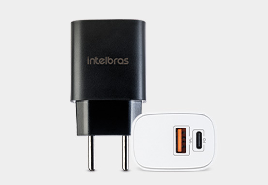 Carregador USB Intelbras EC1 Fast Branca - intelbras