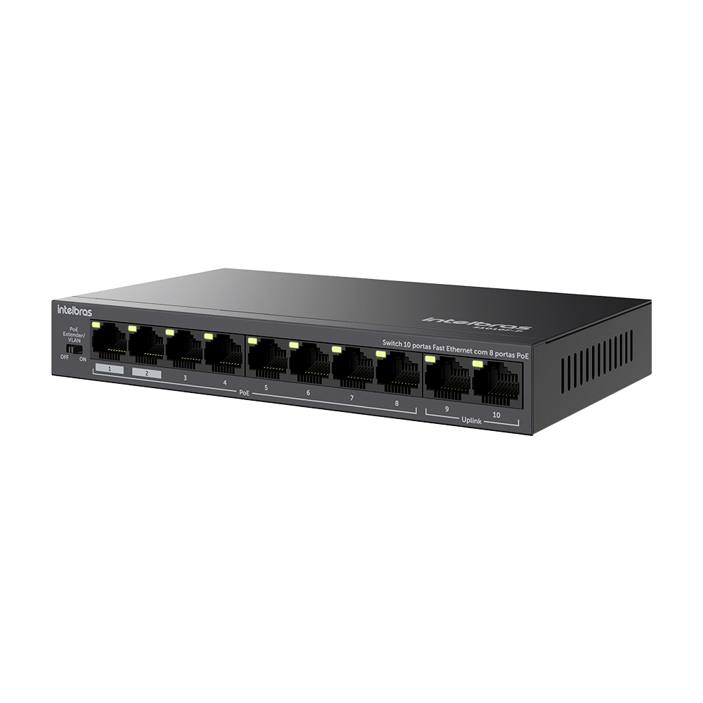 Switch Portas Fast Ethernet Com Portas Poe S F P Intelbras