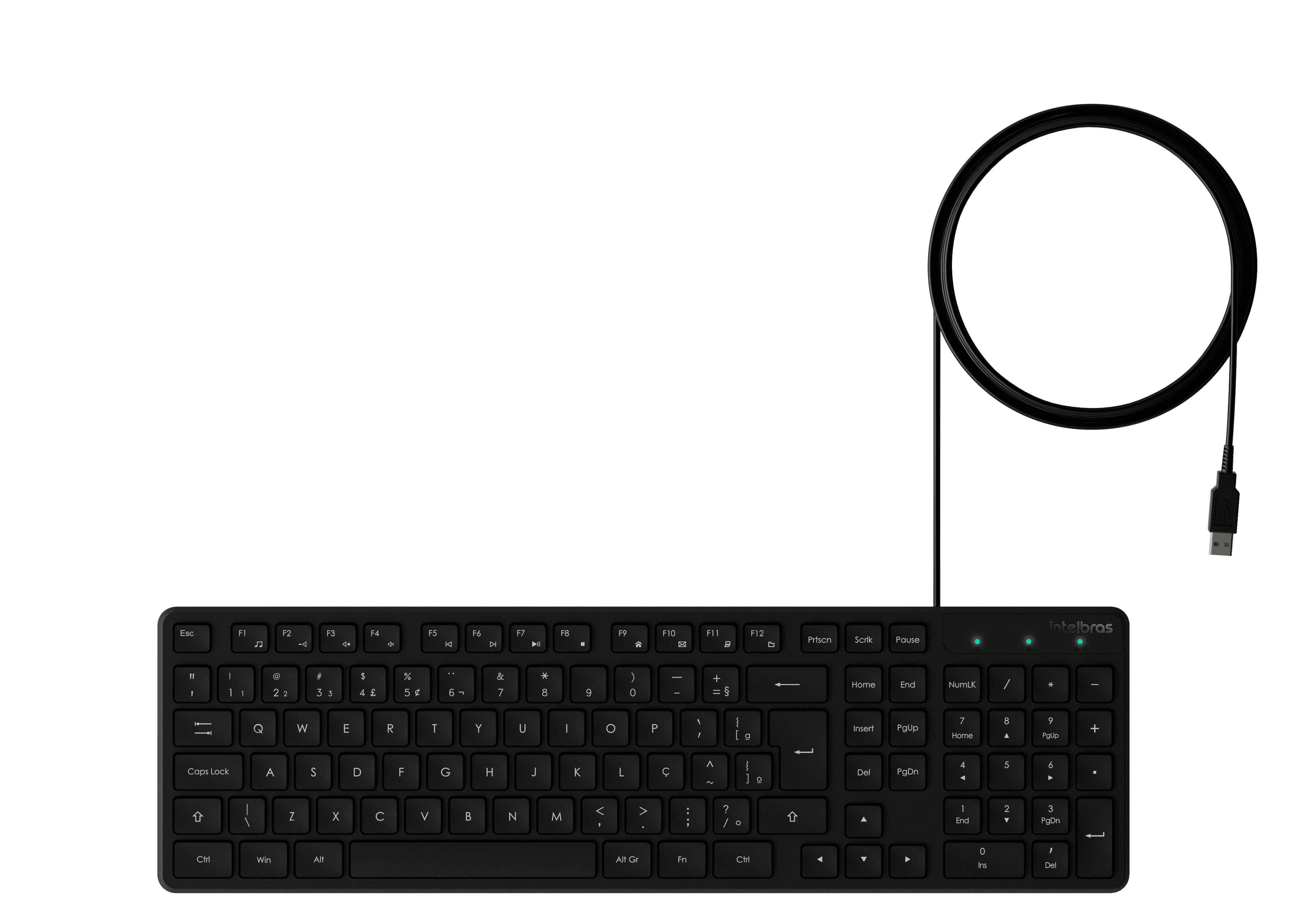 Teclado Com Fio Tci Intelbras