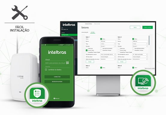 Configuração através de software remoto