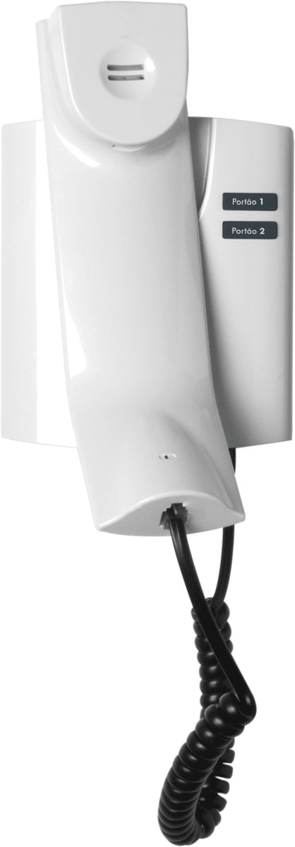 Vista interna da extensão de áudio, mostrando os pontos de instalação