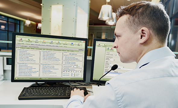 Interligação com central de alarme