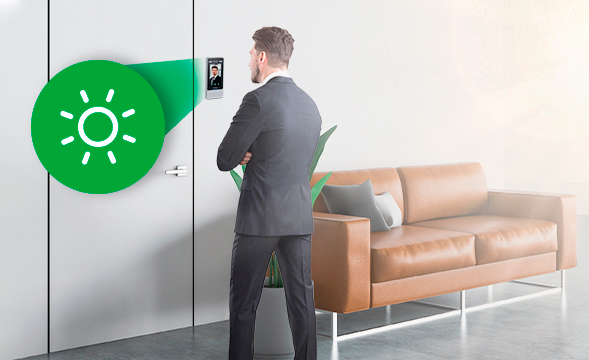 Leitura facial com luz natural