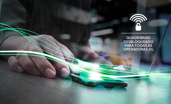 Símbolo de rede quad-band