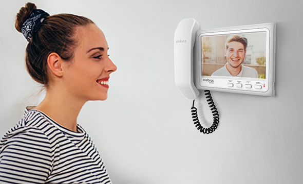 Display de 7 polegadas do Videoporteiro IVR 1070 HS