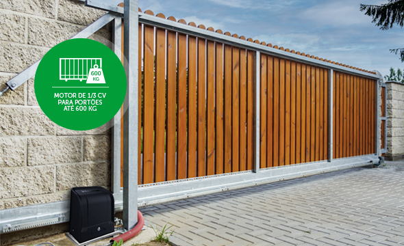 Motor para portões de até 600 kg