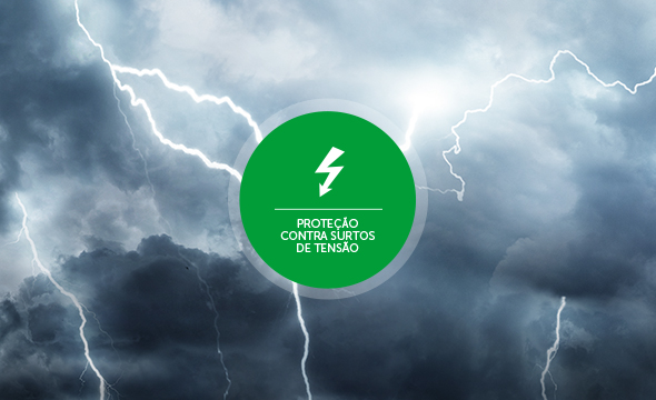 Protetor contra surto de tensão integrado