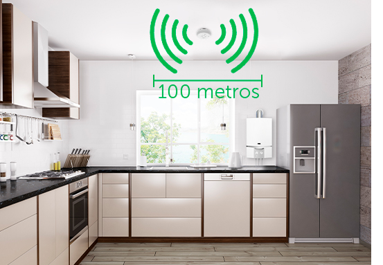 Alcance de sinal sem fio