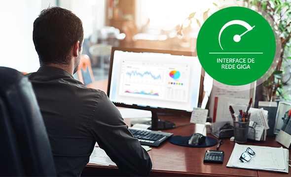 Porta Gigabit Ethernet