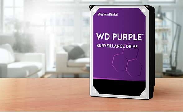 HD WD Purple projetado para CFTV