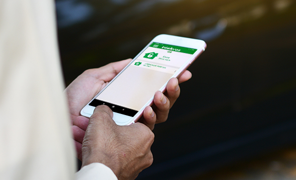 Acesso via aplicativo