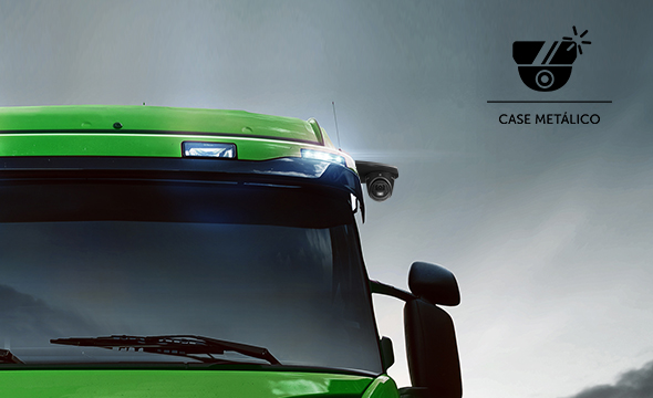 Câmera com case robusto e resistente a vibrações