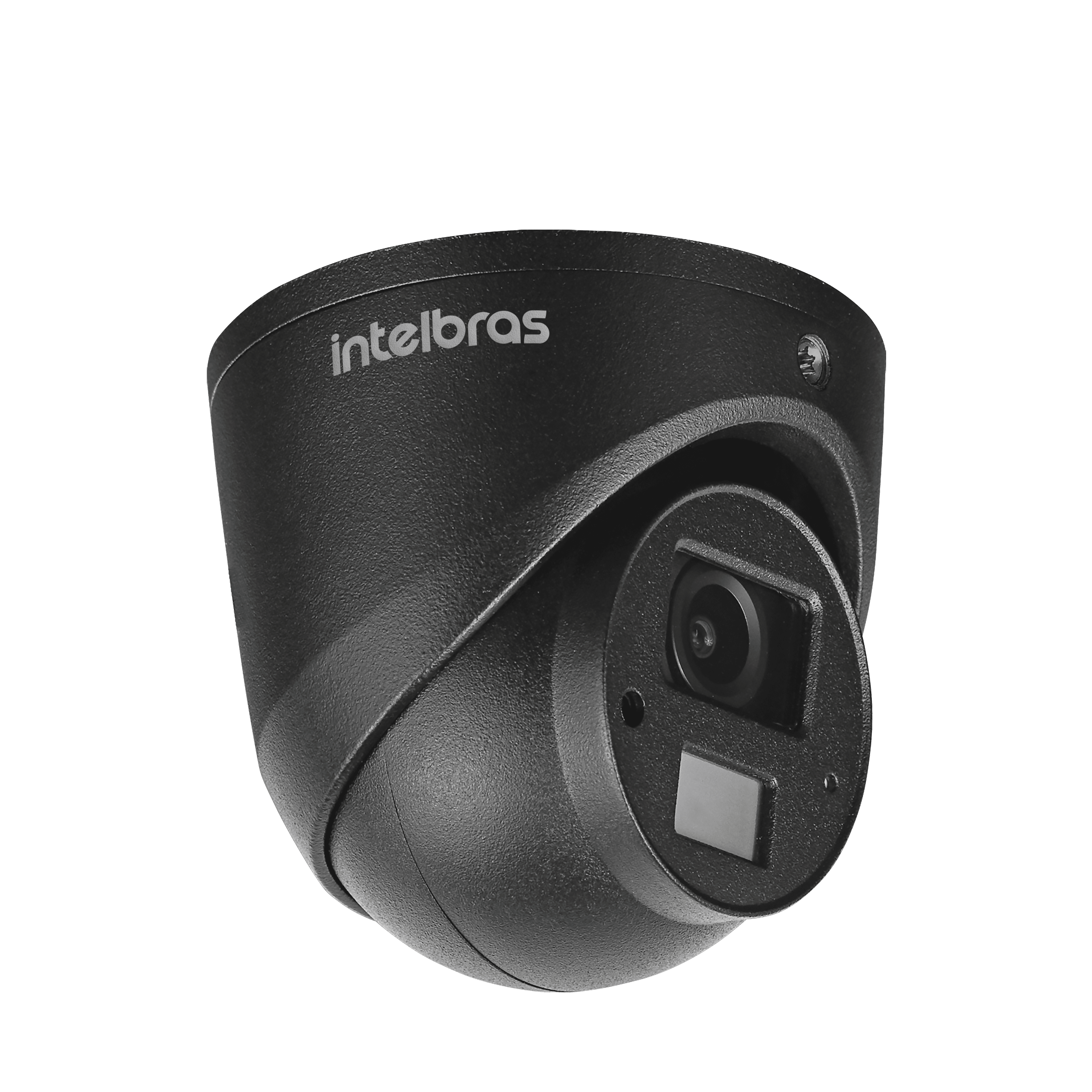 Detalhe do case met&aacute;lico e lente da c&acirc;mera