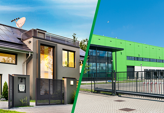 Dois modelos de cremalheira de alumínio