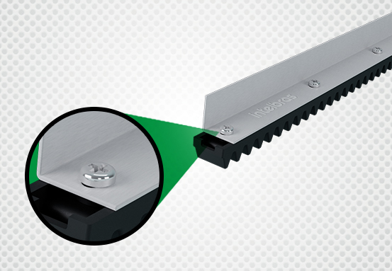 Detalhe do parafuso com tratamento especial