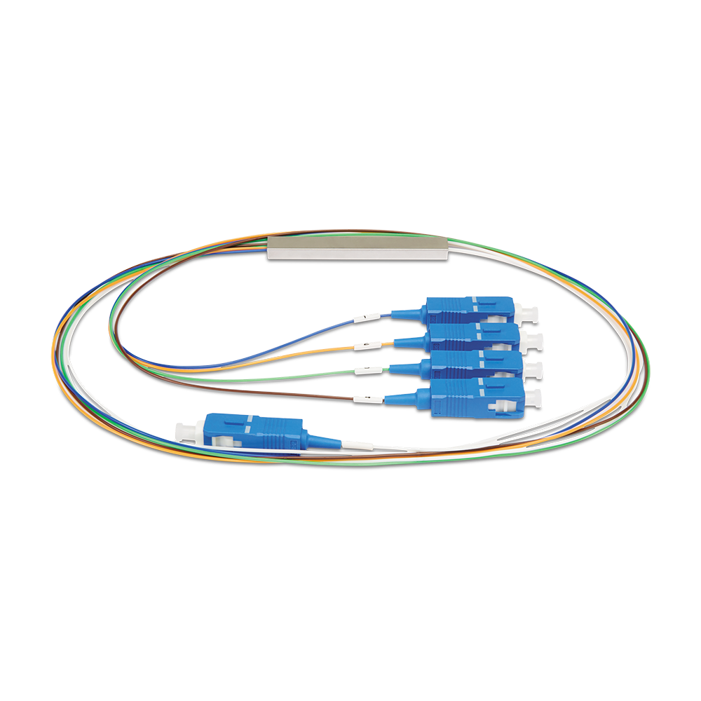 Splitter Óptico 1x4 com conector SC/UPC Balanceado XFS 141 | Intelbras
