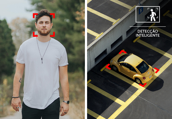 Suporte para intelig&ecirc;ncia de c&acirc;meras IP