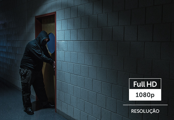 Câmera com resolução Full HD