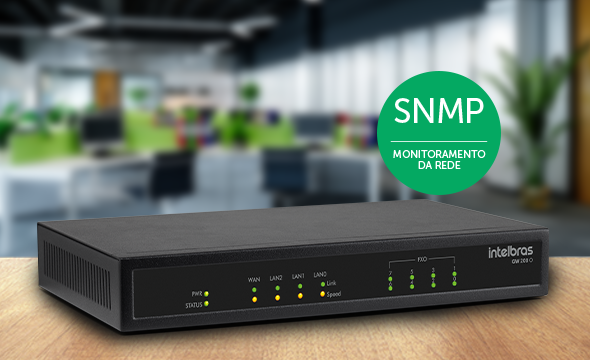 Gr&aacute;fico mostrando a performance da rede com o gateway