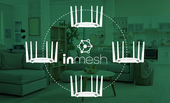 Ampla Cobertura com Tecnologia inMesh