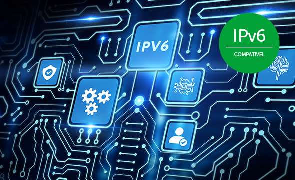&Iacute;cone de compatibilidade com IPv6