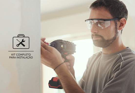 Kit completo para instalação