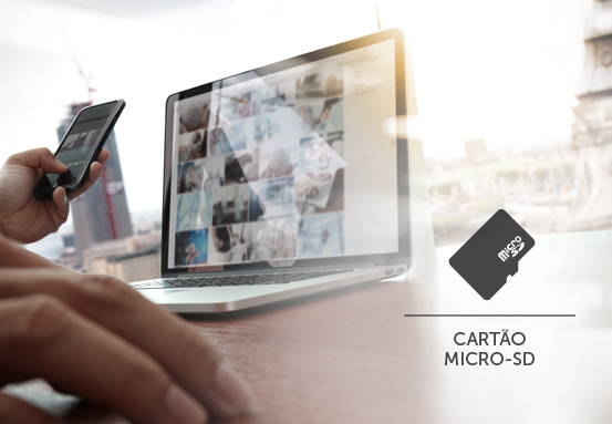 Grava&ccedil;&atilde;o local em cart&atilde;o micro-SD